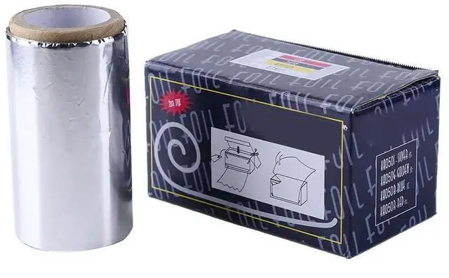 Alt view image 2 of 4 - Coloring Hairdressing Aluminum Foil Roll Practical Perm Tinfoil Hair Salon Beauty Supplies Barbershop Supplies