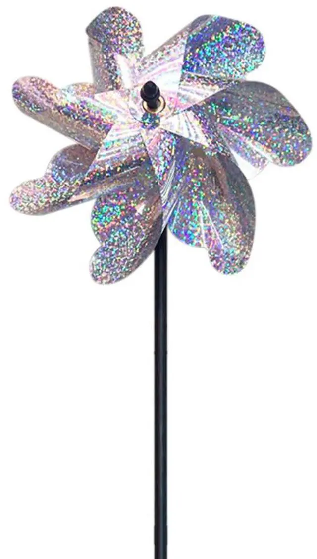 Alt view image 2 of 4 - Birds Deterrent Reflective Sparkly Bird-Scaring Equipment Exquisite Art Crafts Eco-friendly Non-toxic for Outdoor Garden