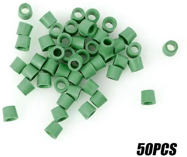 Alt view image 2 of 7 - 50-150pcs A/C 1/4 inch Charging Hose Manifold Repair Rubber Sealing O-ring Green HVAC Nitrile Rubber Gasket Replacement Parts