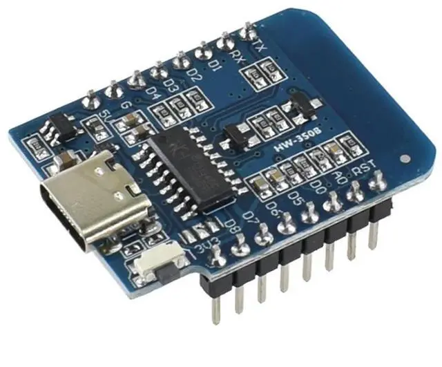 Alt view image 2 of 7 - ESP8266 ESP-12F WLAN Internet Development Board Type-C D1 Mini Development Board NodeMCU Lua Module for