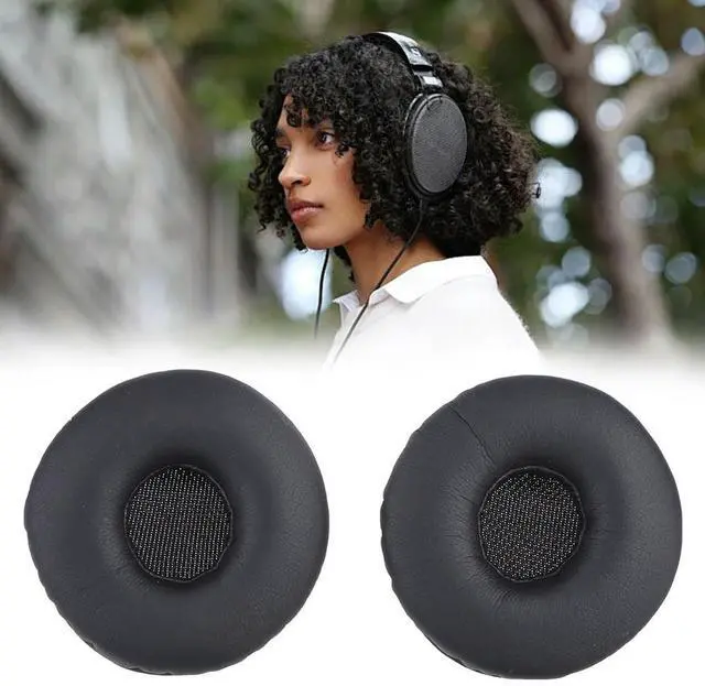 Main image of 1 Pair Replacement Ear Cushion Noise Isolation Memory Foam Ear Cups Cover Protein Leather for Jabra Biz 2300 USB Duo/Biz 2300 QD