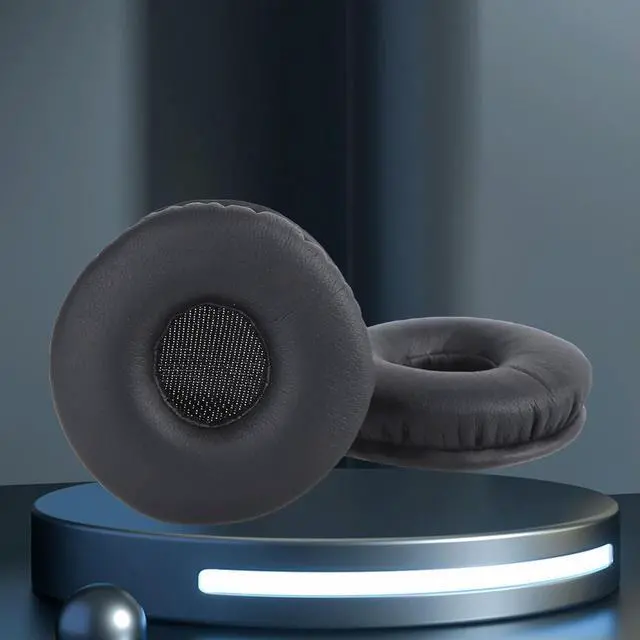 Alt view image 4 of 4 - 1 Pair Replacement Ear Cushion Noise Isolation Memory Foam Ear Cups Cover Protein Leather for Jabra Biz 2300 USB Duo/Biz 2300 QD