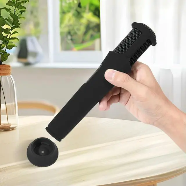 Alt view image 8 of 8 - Silicone Case Anti-Rolling Mic Sleeves Microphone Case for JBL PartyBox Wireless Microphone