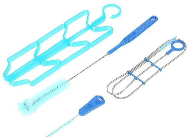 Alt view image 5 of 5 - 4Pcs Hydration Water Bladder Cleaning Kit Multifunction Water Bladder Tube Brush Water Bag Cleaning Brush Kit for Water Tank