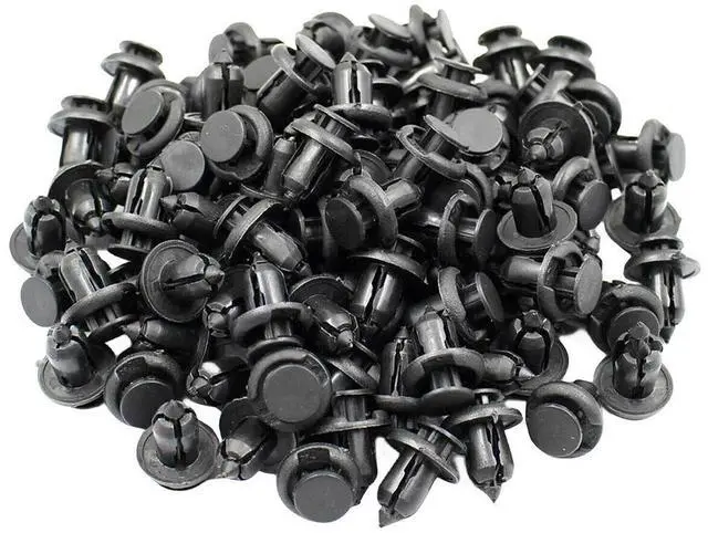 Main image of Hood Fender Push Rivets 10mm Bumper Clip Retainer Screw Plastic Door Panel Fender Liner Retainer Clip Auto Bumper Fender Buckle