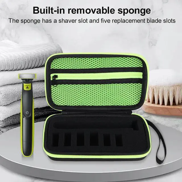 Alt view image 4 of 7 - Hard Travel Case Electric Shaver Case Electric Trimmer Shaver Travel Case Cover for OneBlade and Accessories