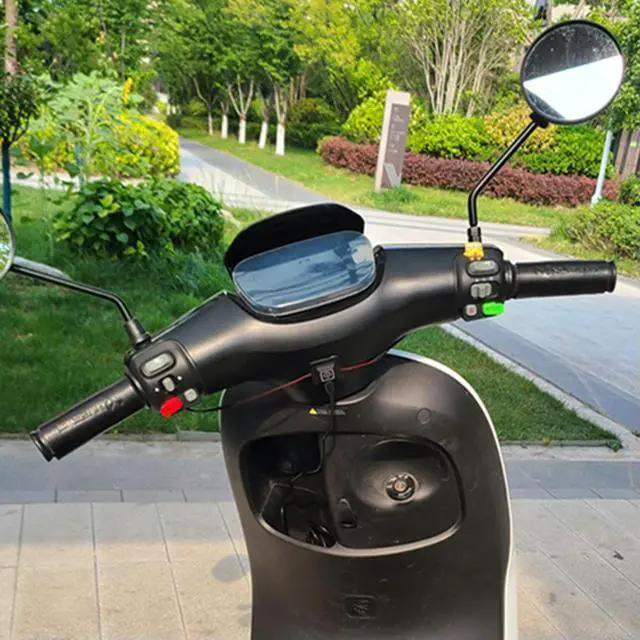 Alt view image 2 of 4 - Heated Motorcycle Handlebar Grips Warmer USB Anti Slip Scooter Moped Bar Hand Warmer 6 Gear Waterproof with Switch Hot Handlebar