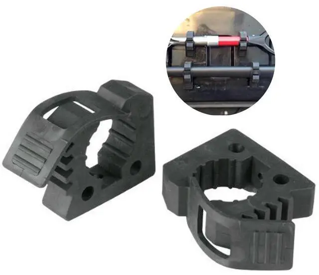 Alt view image 4 of 7 - Shovel Holder Mount for Mounting Tools Equipment Auto Shovel Mount Bar Clamp Shovel Holder Bracket Trailer RV Boat Accessories