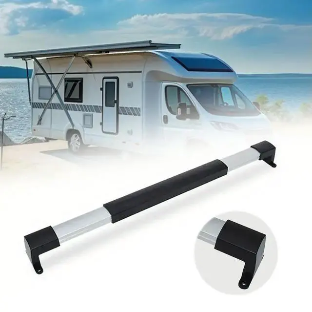 Main image of RV Screen Door Handle Adjustable RV Screen Door Cross Bar Ergonomic RV Door Handle Grab Bar RV Accessories