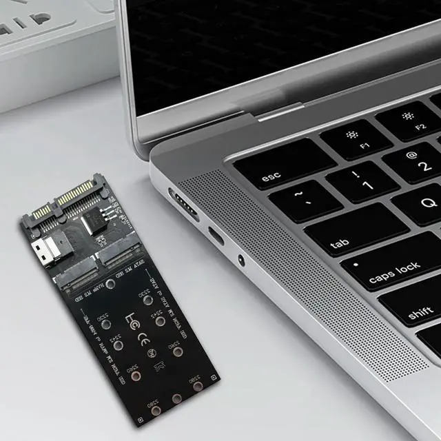 Alt view image 4 of 7 - M.2 To SATA Adapter SFF-8654 To M2 NVME SSD 22Pin SATA To M2 Expansion Card Converter Riser Board for Computer Mainboard