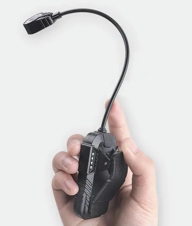 Alt view image 4 of 7 - Clip on Light Rechargeable Reading Lamp with Motion Sensor Clip on Lamp with Power Indicator for Reading Camping Fishing