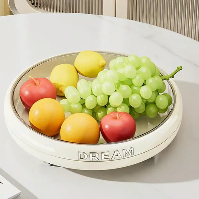 Alt view image 2 of 7 - Rotating Kitchen Tray Anti-Slip Rotatable Kitchen Organizer for Countertops Cabinets & Pantry Organization