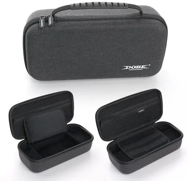 Alt view image 2 of 8 - Carrying Case with 8-Bit Game Cartridge Box Portable Bag Carrying Bag for Switch 2 Game Console & Accessories