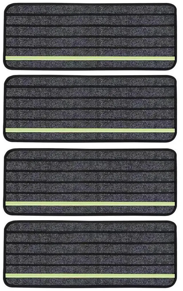 Main image of 4 Pack Camper Rug Carpet Set Non-Slip RV Stair Covers Reflective RV Step Rugs for Outdoor Adventures