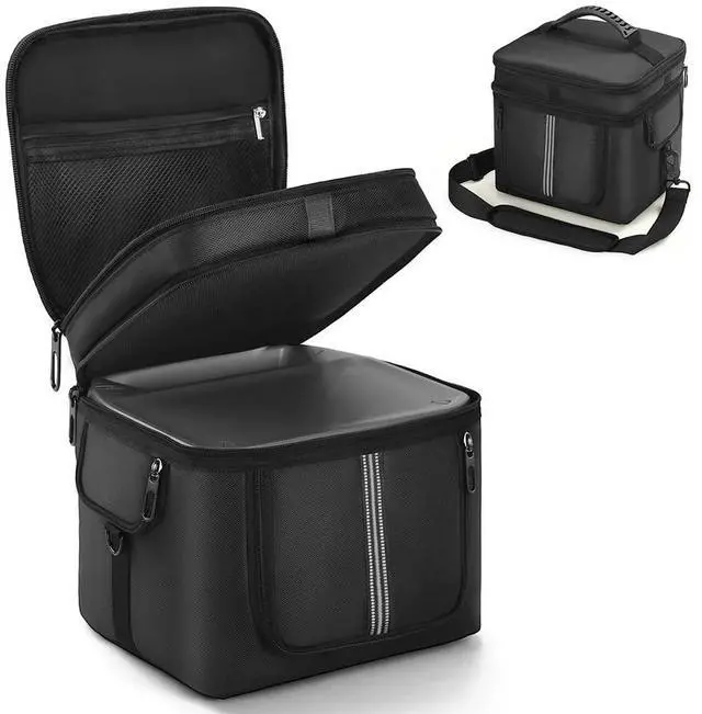 Alt view image 5 of 8 - Portable Power Station Bag Waterproof Travel Carrying Bag Dustproof Multiple Pockets for Ecoflow River 2 Pro/Ecoflow River 2 Max