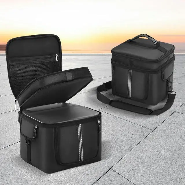 Alt view image 6 of 8 - Portable Power Station Bag Waterproof Travel Carrying Bag Dustproof Multiple Pockets for Ecoflow River 2 Pro/Ecoflow River 2 Max