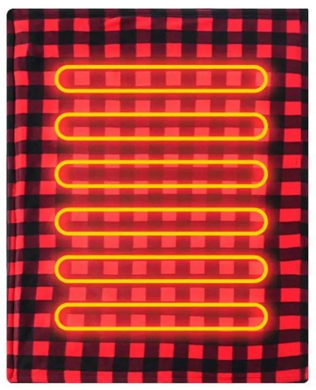 Alt view image 5 of 8 - Car Electric Heated Blanket Heated Blanket Mattress Fast Heating 12V Warmer Mat 9 Adjustable Temperature Auto-off for Winter