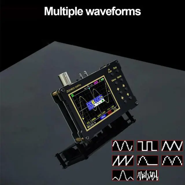 Alt view image 7 of 8 - High-Speed Oscilloscope 40M Sampling Rate Digital Handheld Oscilloscope 18MHz Bandwidth Support Signal Generator Car Repair Tool
