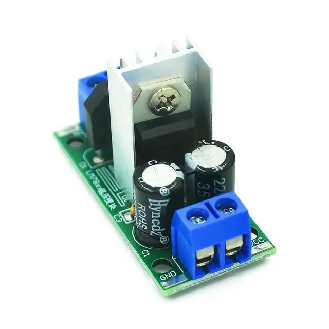 Alt view image 3 of 6 - L7805 L7812 LM7805 LM7812 DC/AC Three Terminal Voltage Regulator Power Supply Module 5V 9V 12V Output Max 1.2A