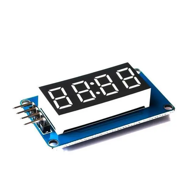 Alt view image 2 of 6 - TM1637 LED Display Module For 7 Segment 4 Bits 0.36 Inch Clock RED Anode Digital Tube Four Serial Driver Board Pack