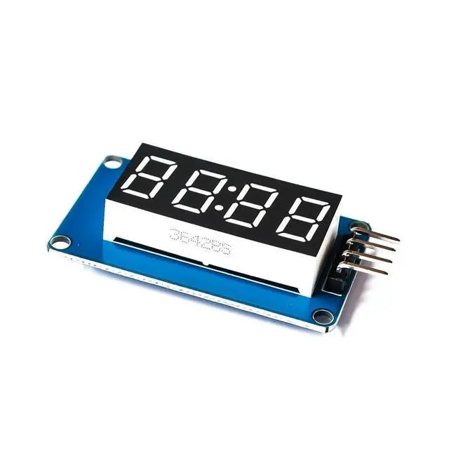 Alt view image 3 of 6 - TM1637 LED Display Module For 7 Segment 4 Bits 0.36 Inch Clock RED Anode Digital Tube Four Serial Driver Board Pack