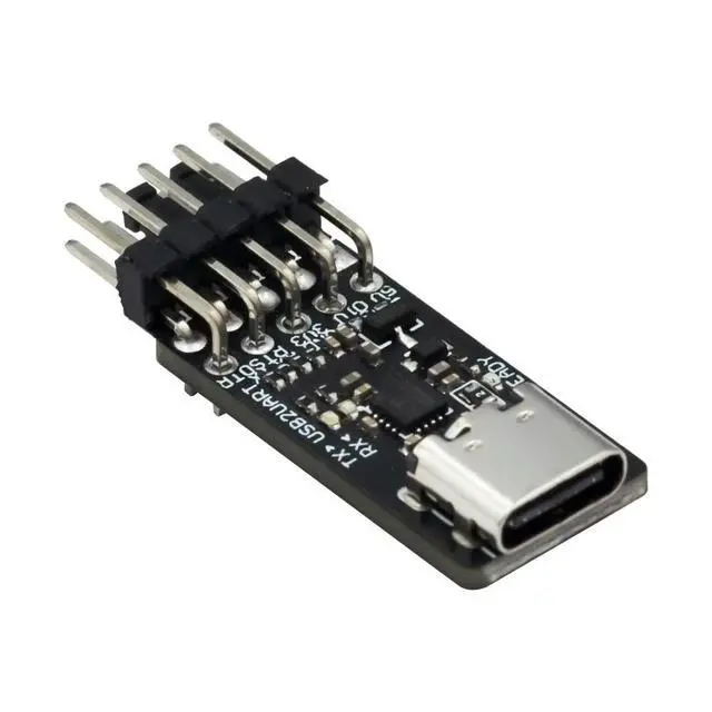 Alt view image 3 of 3 - CH343P USB to Serial/TTL UART Module 3.3V 5V Switch Instead CH340