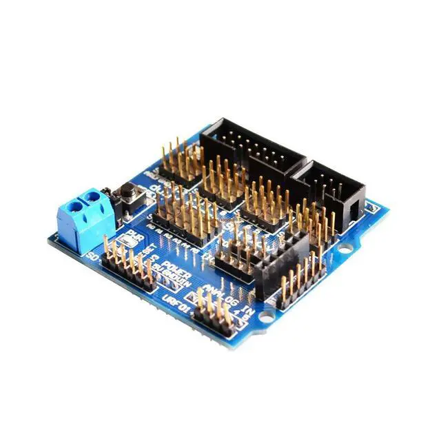 Alt view image 2 of 6 - AH ROBOTv5.0 Sensor Shield expansion board for electronic building blocks robot accessories Sensor Shield V5 expansion board