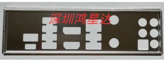 Main image of I/O IO Shield Blank Baffle for ROG STRIX Z370-I GAMING Motherboard Bezel Barrier Blocking Plate