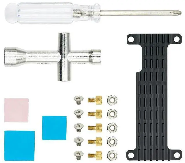 Alt view image 3 of 3 - Raspberry PI RPi Zero/Zero 2 W Special aluminum alloy heat sink corrosion resistant/oxidation resistant