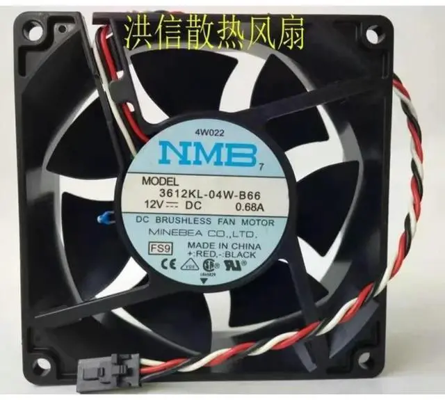 Main image of Cooler Fan for MNB 3612KL-04W-B66 12V 0.68A 3-wire Server Cooling Fan 9032 90X90X32mm