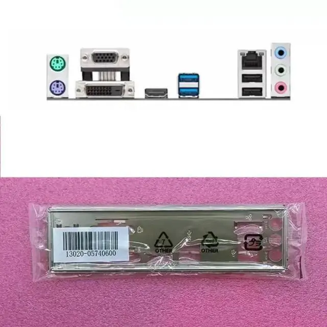 Main image of IO I/O Shield Back Plate Baffle for PRIME H610M-R D4 Motherboard Bezel Blank