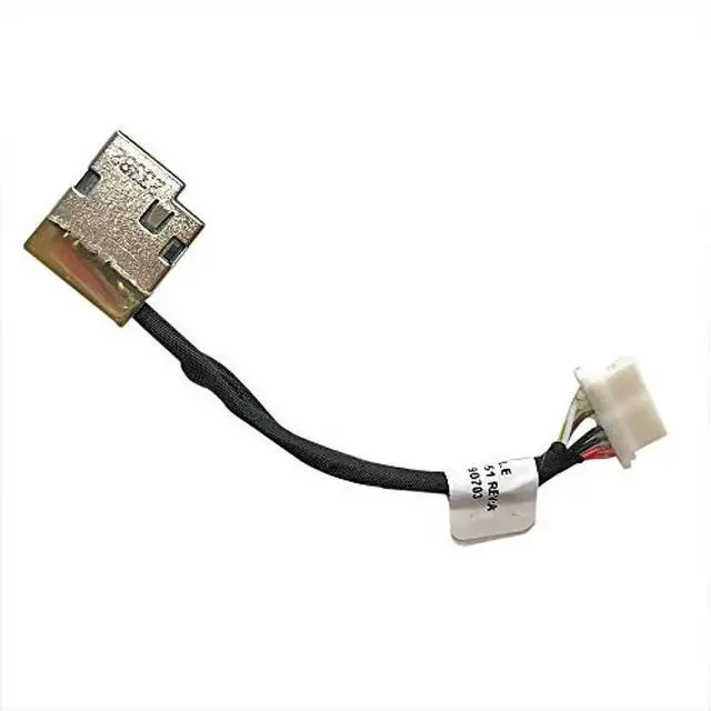 Alt view image 2 of 3 - DC Power Jack with Cable Socket Plug Connector Port Replacement  For 17-by L22528-001 799735-S51 799735-F51 799735-Y51