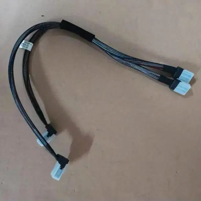 Alt view image 2 of 2 - For R720 MINISAS SFF 8087 A B Array Card Data Cable Y1MGK