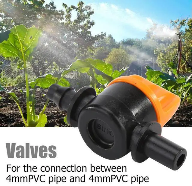 Alt view image 2 of 4 - 10pcs Barbed Plastic Ball Valves Excellent Craftsmanship Well Durability Garden Irrigation Connectors for 4/7mm Hose