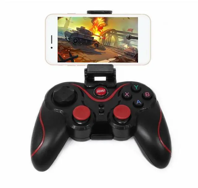Alt view image 4 of 4 - Wireless Controller Gamepad Wireless Gamepad Mobile Holder Long Playtime phone Clip Holder Game Controller for IOS Android