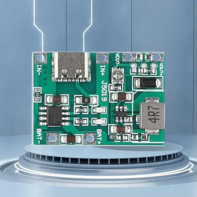 Alt view image 4 of 4 - DC-DC Charging Step Up Boost Module Type-C TP4056 Lithium Li-ion Charger Board DC4.3-27V Adjustable DIY Kit Parts