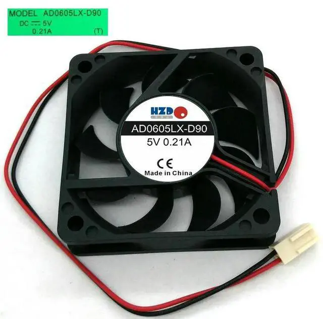 Main image of ADDA AD0605LX-D90 DC5V 0.21A 60x60x15MM 2Lines for DVR NVR VCR Box cooling fan