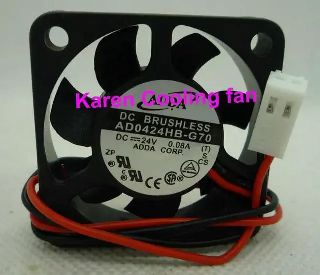 Main image of 4CM AD0424HB-G70 4010 24V 0.08A  Cooling Fan 40*40*10MM