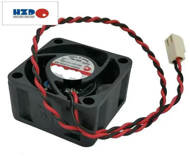 Alt view image 2 of 3 - HZDO 4020 12V 0.6W HA40201V4-000C-999 2WIRE Cooling fan 40*40*20mm