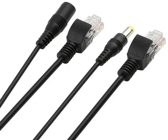 Main image of 2pcs POE Adapter Wire RJ45 Injector Splitter Ethernet Synthesizer Separator