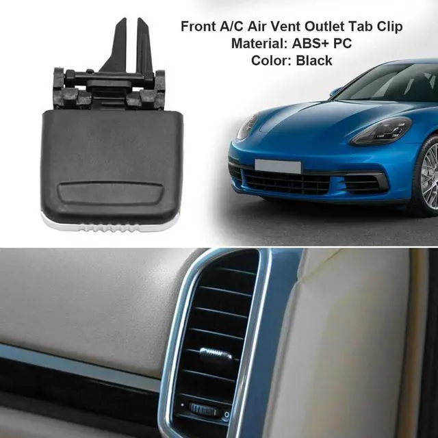 Alt view image 2 of 4 - Car Air Vent Outlet Tab Clip Auto Repair Kit for Porsche Cayenne 2011-2016 Automobiles Parts Accessories