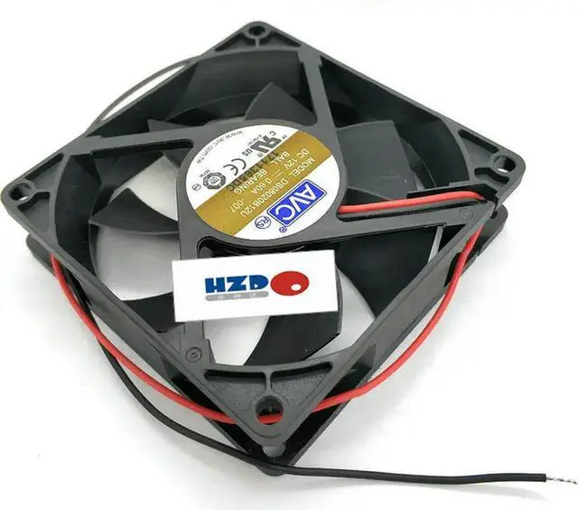 Alt view image 3 of 3 - AVC DS08020B12U 80*80*20MM 8cm 12V 0.60A double ball bearing Computer cooling fan