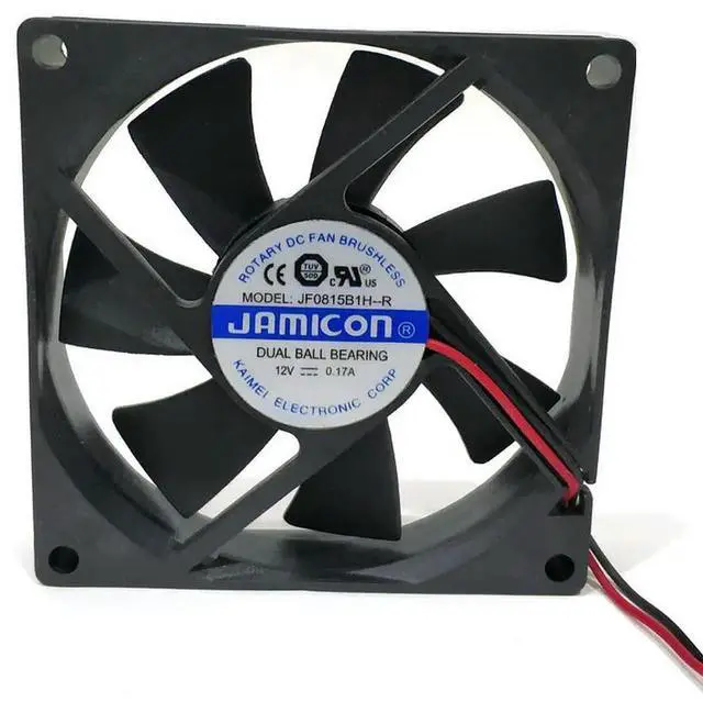 Main image of JF0815B1H-R 8015 12v 0.17a  80*80*15mm COOLING FAN hzdo