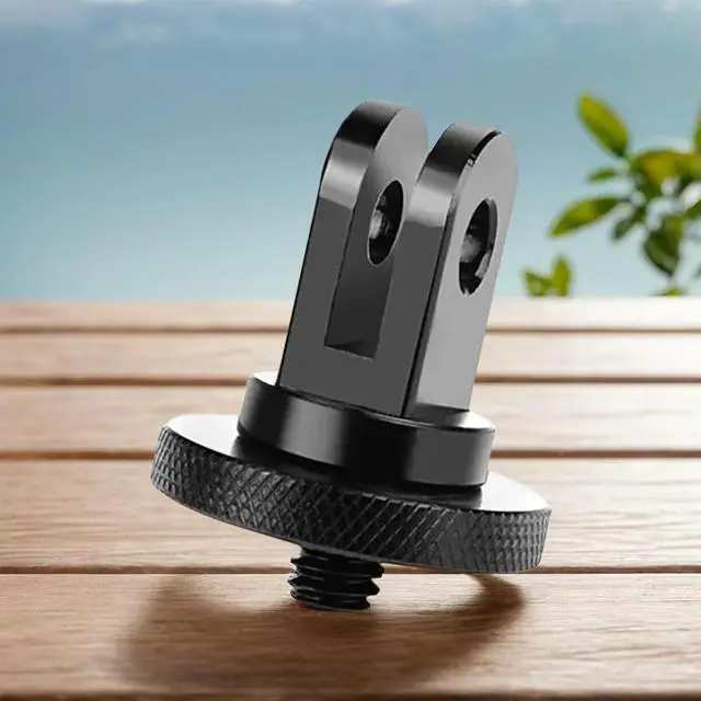 Alt view image 4 of 7 - 5pcs Aluminum Alloy 1/4 Screw Mini Tripod Adapter Camera Tripod Mount Adapter for GoPro Hero//X3 Camera Accessories