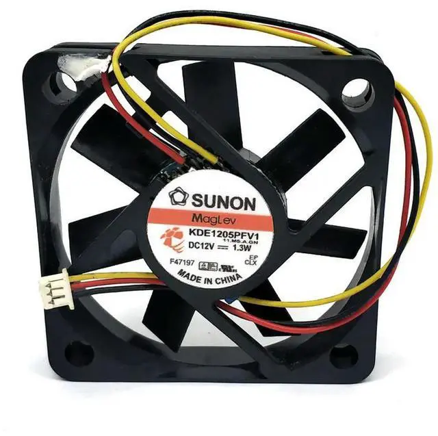 Main image of KDE1205PFV1 5010 12V cooling fan 50*50*10mm 3wire for hzdo