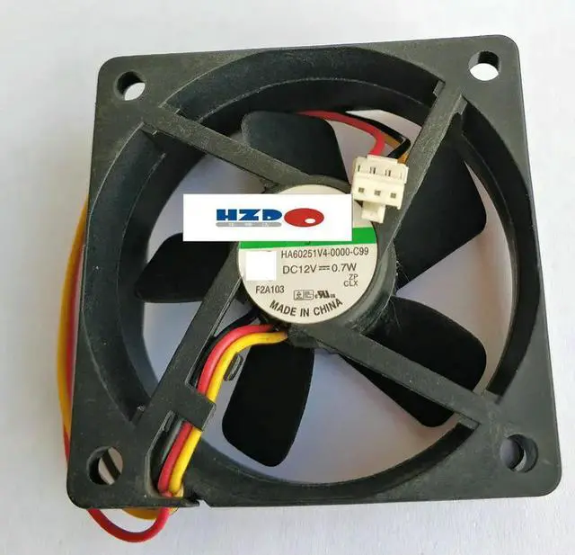 Main image of HZDO 6cm HA60251V4-0000-C99 6025 12v 0.7W Cooling fan 60*60*25mm