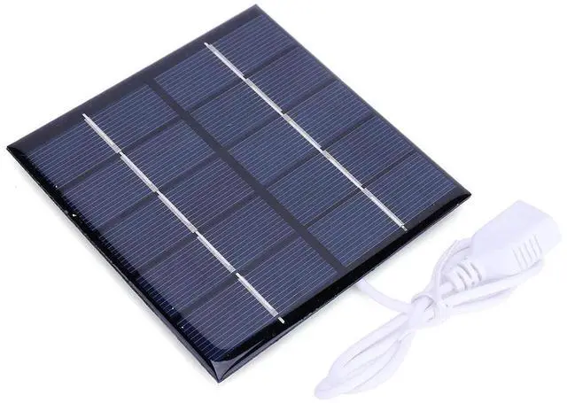 Alt view image 4 of 6 - 1.2W Solar Panel Charger Mobile Power Supply Polycrystalline Outdoor Solar Panels Lightweight for Charger 3.7 Batteries Supplies