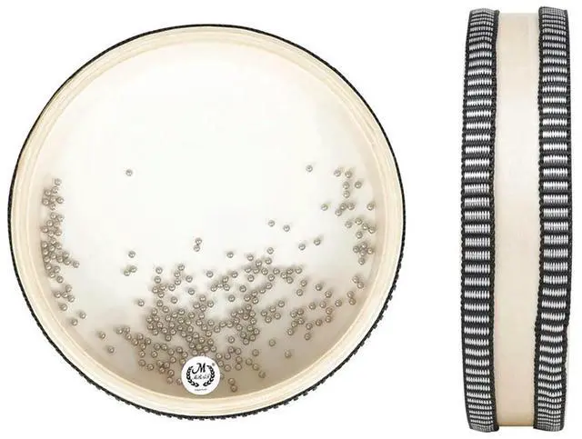 Alt view image 2 of 4 - Ocean Drum Ocean Sound Effect Wave Bead Drum with Steel Balls Ocean Sea Drum Transparent for Children Boys Girls