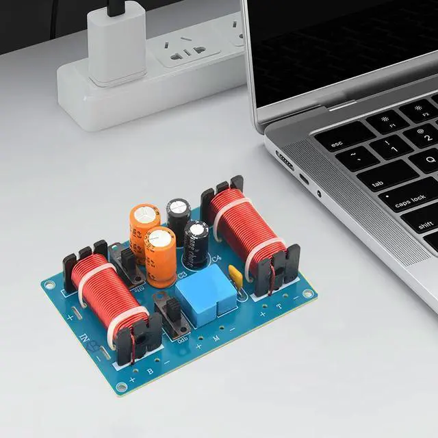 Alt view image 3 of 4 - 150W Audio Speaker Frequency Divider Module Treble Midrange Bass 3 Ways Audio Filter Circuit Board for 4-11in Speaker Upgrade