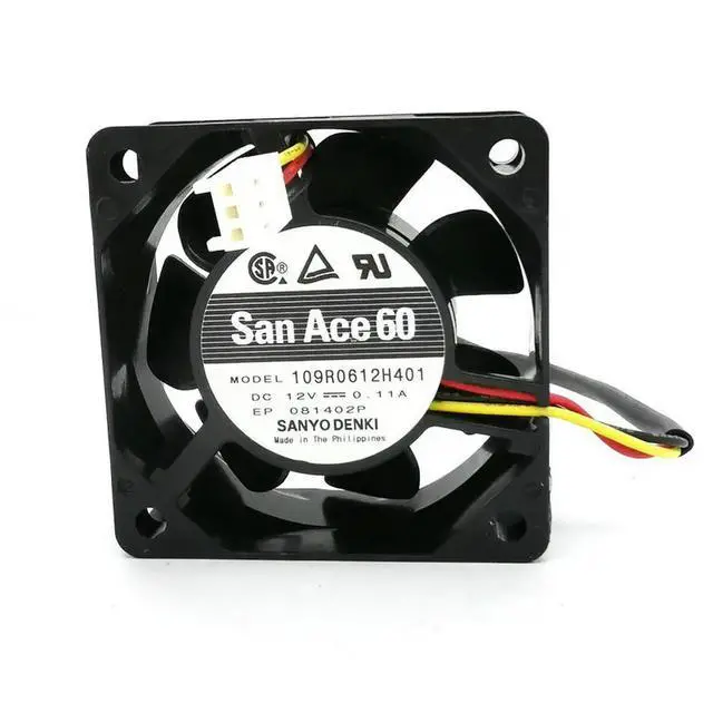 Alt view image 3 of 3 - 109R0612H401 6025 12V 0.11A Cooling Fan 60*60*25mm HZDO 9A0612H401